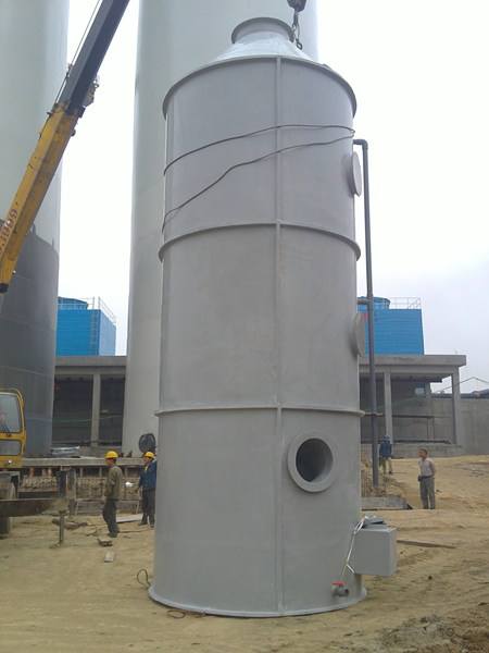 工業廢氣處理中的玻璃鋼結硫凈化塔解析